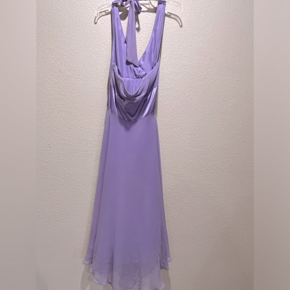 Beautiful Donna Ricco Halter Marilyn Monroe Style Aline Lavender Dress - Picture 4 of 6